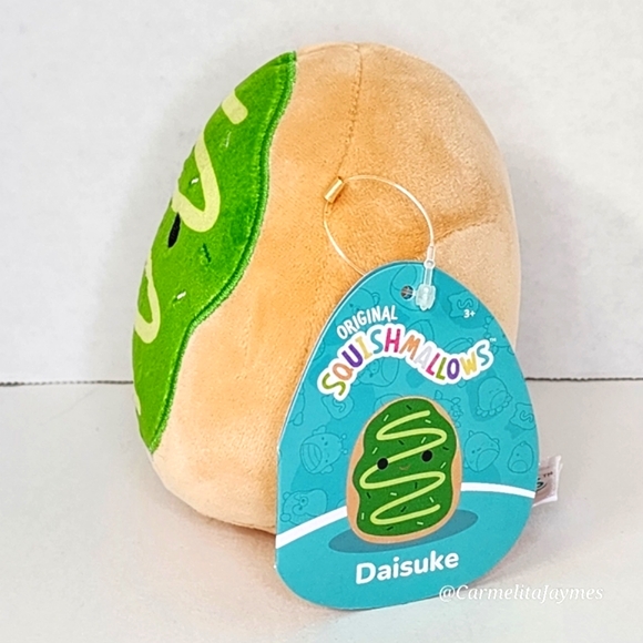 DAISUKE 🍵🍩 Green Matcha Donut Original Squishmallows By Kellytoy NWT - Picture 2 of 8